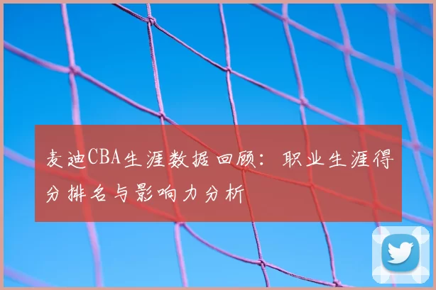 麦迪CBA生涯数据回顾:职业生涯得分排名与影响力分析