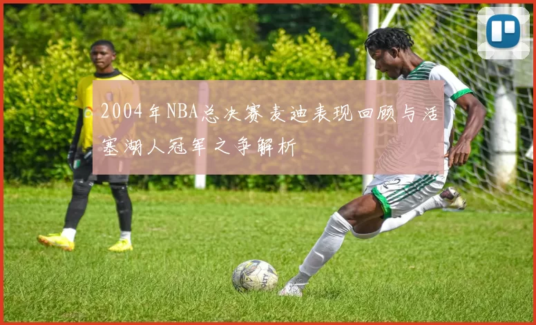 2004年NBA总决赛麦迪表现回顾与活塞湖人冠军之争解析