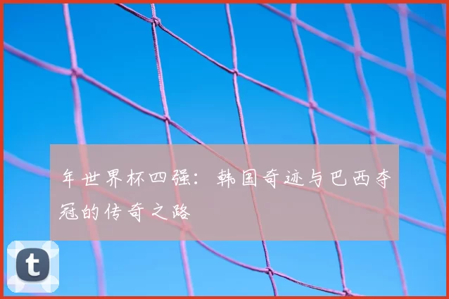 年世界杯四强:韩国奇迹与巴西夺冠的传奇之路