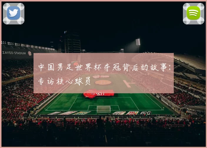 中国男足世界杯夺冠背后的故事:专访核心球员
