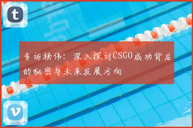 专访杨伟：深入探讨CSGO成功背后的秘密与未来发展方向