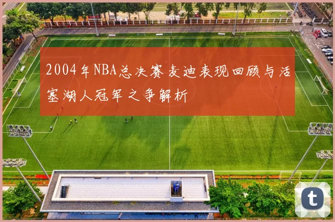 2004年NBA总决赛麦迪表现回顾与活塞湖人冠军之争解析