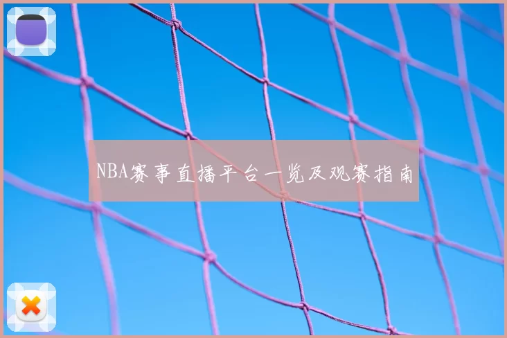 NBA赛事直播平台一览及观赛指南